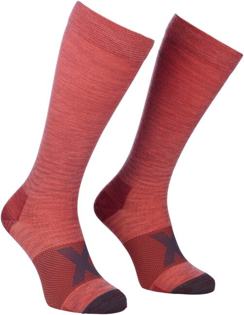 Ortovox Tour compression long socks w - blush