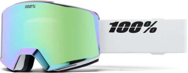 100% Norg - White/HIPER Grey-Blue w/ Green ML Mirror