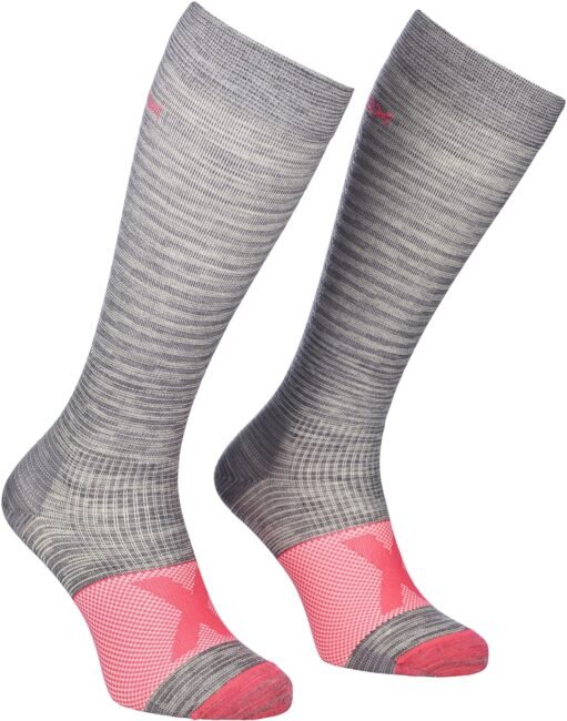 Ortovox Tour compression long socks w - grey blend