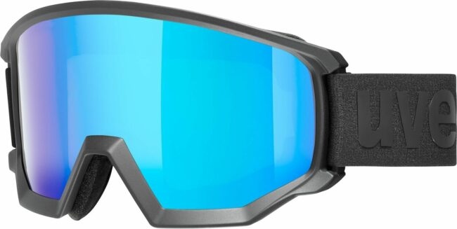 Uvex Athletic CV - black matt/mirror blue