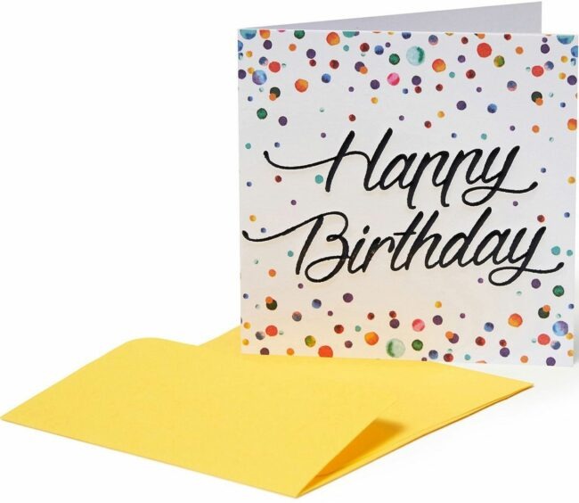 Legami Birthday Greeting Cards - 7X7